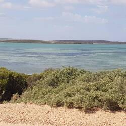 View from our caravan park