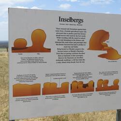 Info board about how they were formed