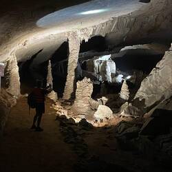 Although I like "stalagmeet" these are called columns