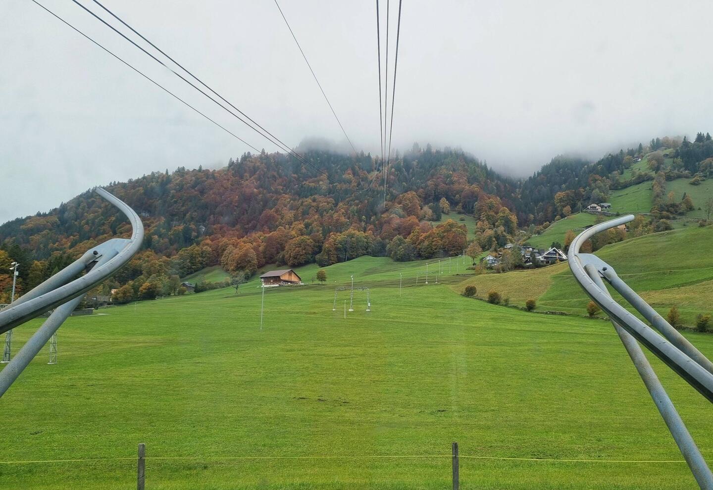 Rauf zum Ristis in den Nebel ...