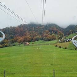 Rauf zum Ristis in den Nebel ...