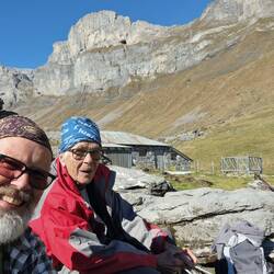 ... unsere Mittagsrast ... mit Kaffee, gell Erika!