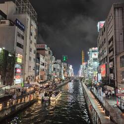 Bootsfahrt auf dem Dotonbori