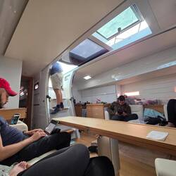 Less warm now, more time under deck