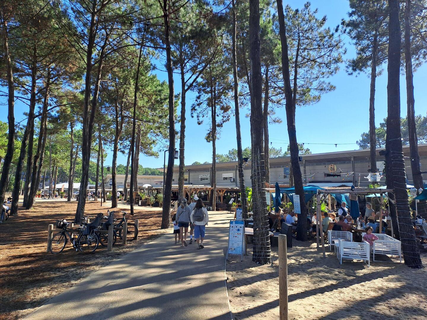 Saustons Plage am Salzwassersee