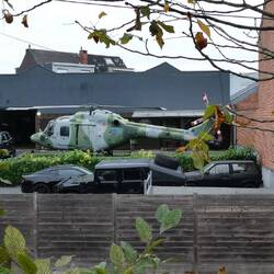 Some people have gnomes in their front garden, other people have helicopters