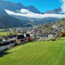 Und nun hat sich auch über Engelberg der Nebel aufgelöst!
