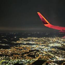 Anflug auf Frankfurt