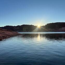 Sunrise near Hole In The Rock