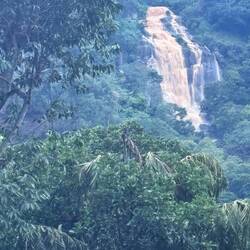But this was the waterfall by where I stayed after the rain