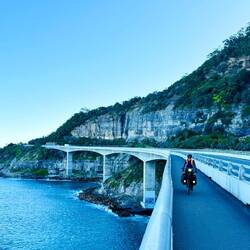 Cruising the Sea Cliff Bridge