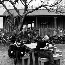 Deep in contemplation?