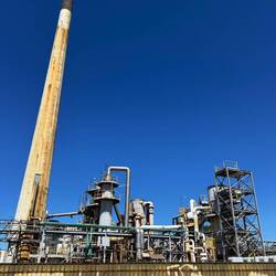 The steel plant at Port Kembla