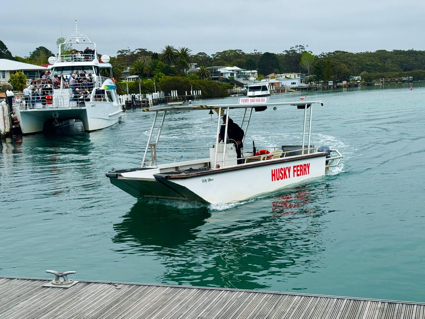 Husky Ferry and skipper