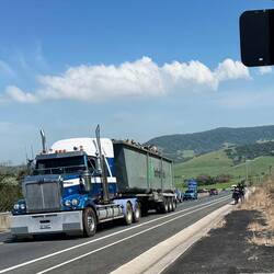 Uphill, dualled road, crosswind (grumpiness inducing)