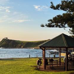 Shelter camp at Gerringong Reserve