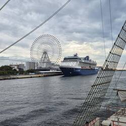 Das Riesenrad ist schon im Blick