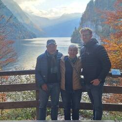 Selfie with Lukas from the viewpoint