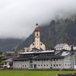 Angekommen in Neustift, Stubaital. Hier bleiben wir 1 Nacht.