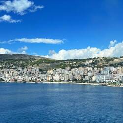 Sarande from the ship