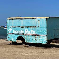 Der Anhänger hatte auch schon bessere Tage