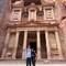 Us in front of the Treasury- you might recognize it from Indiana Jones!