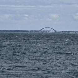 Blick auf die Fehmarnsundbrücke
