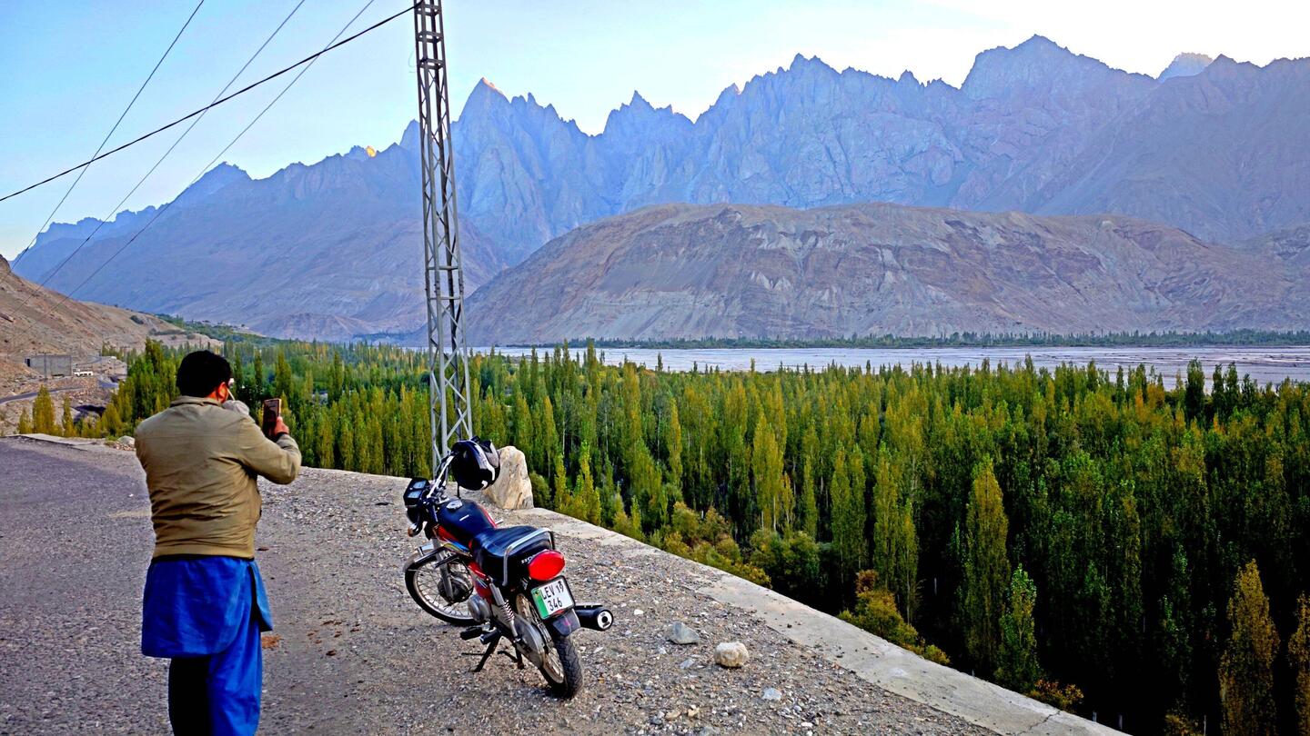 Kurzer Stopp bei den "Haldi-Cones".