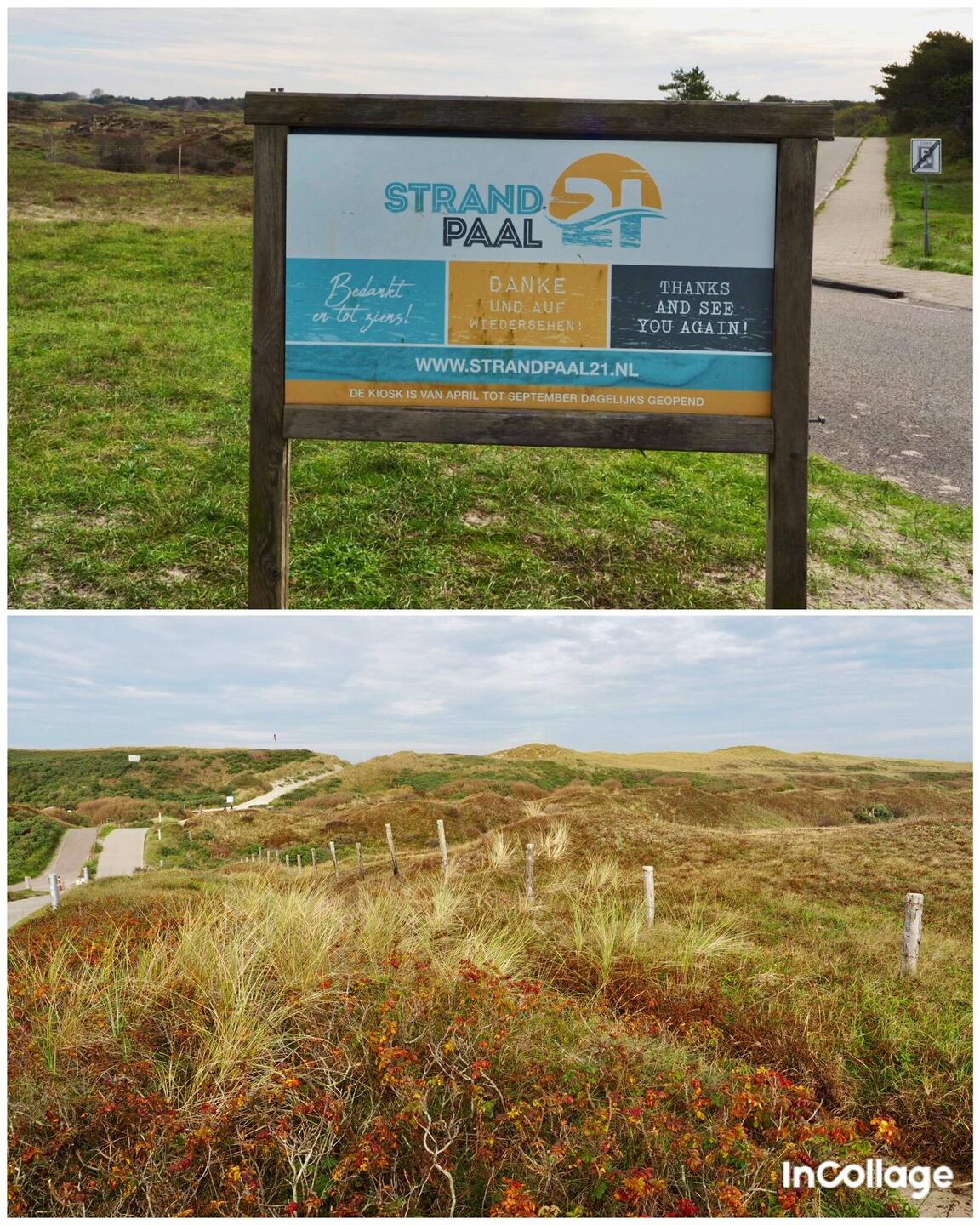 Start der Tour am Strandzugang 21