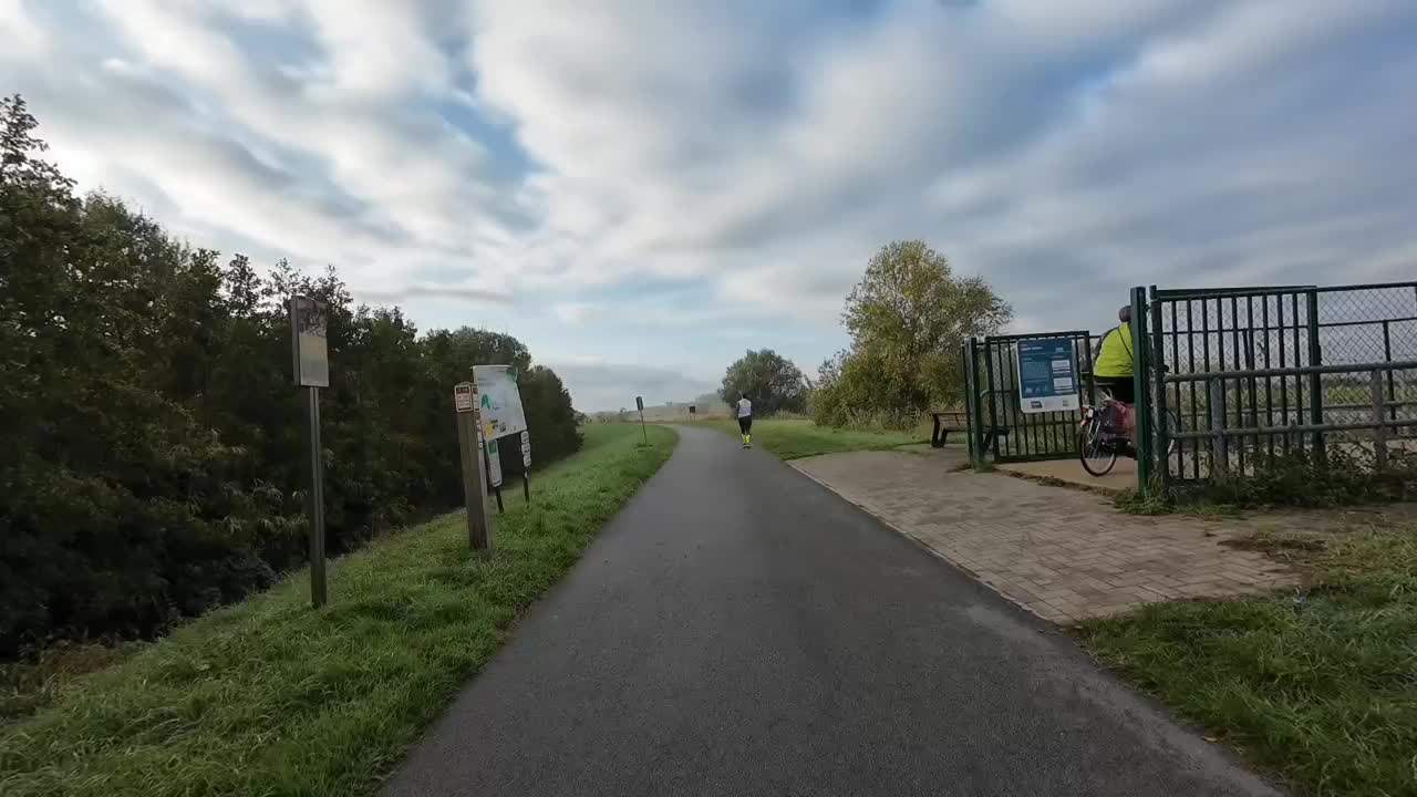 A very short ferry ride to get across the river after leaving Dendermonde