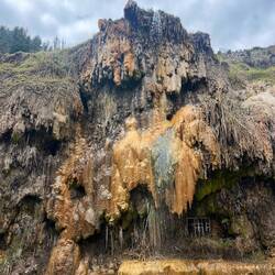 Mineral springs on the way up to Huancavelica