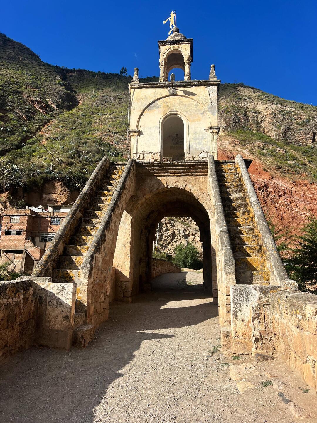The colonial bridge in Izcuchaca