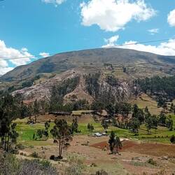 Various field dispositions, from red or green in plain, to the hill side, supported by stone walls