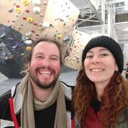 Jared der immer fleißig mit mir klettern war.