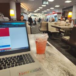 Noch bisschen fleissig am Flughafen