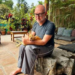 Kater Luna, sein Bruder Sol ist beim Tierarzt