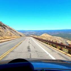 Retour aus dem Mesa Verde NP