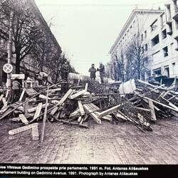 Straßensperren der Partisanen, Januar 1991!