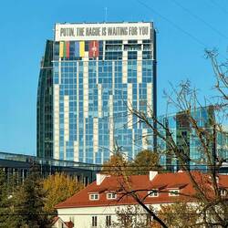 Auf dem Weg zum Parkplatz, die passende Aussage