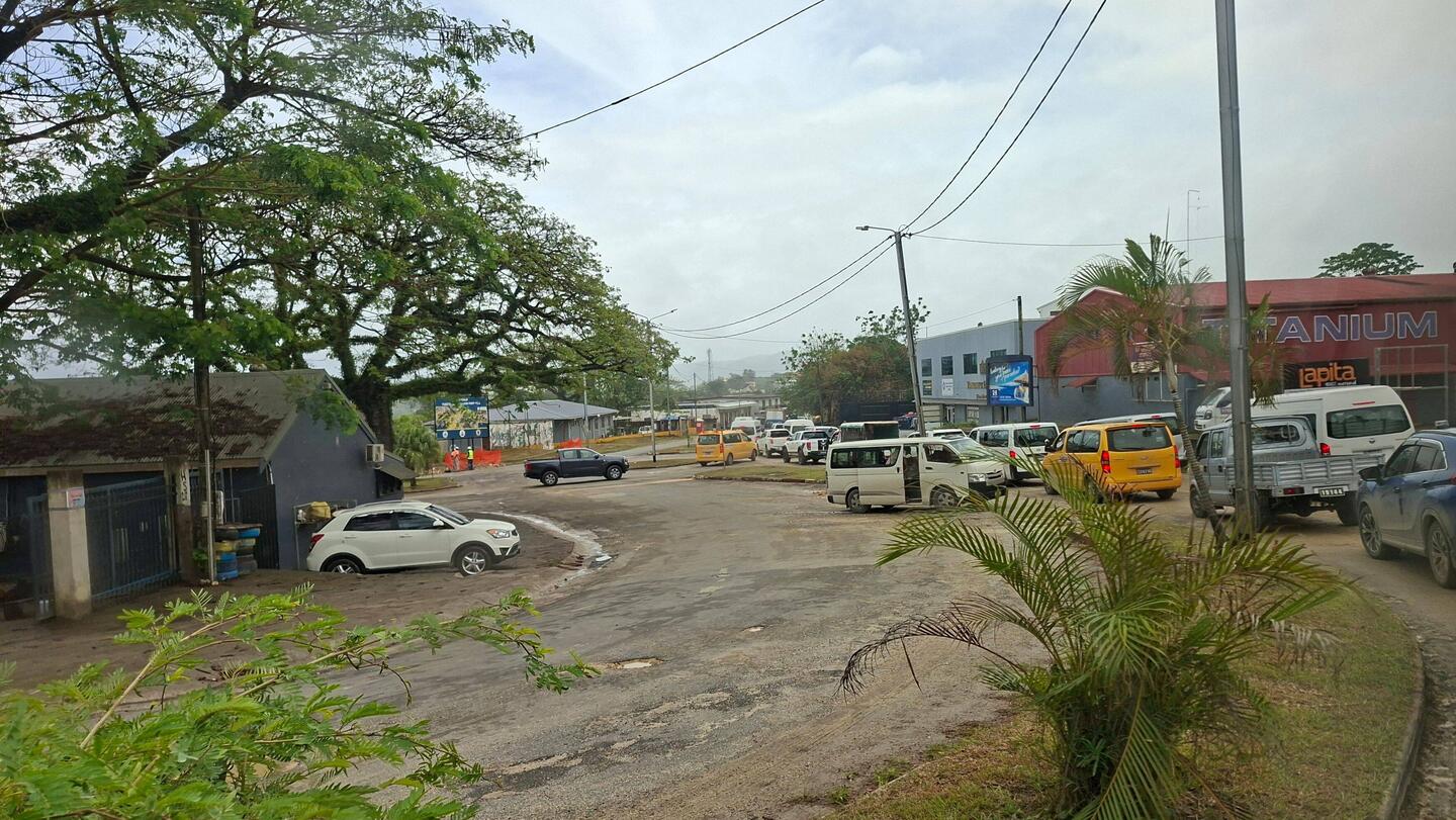 Montagmorgenstau in Port Vila