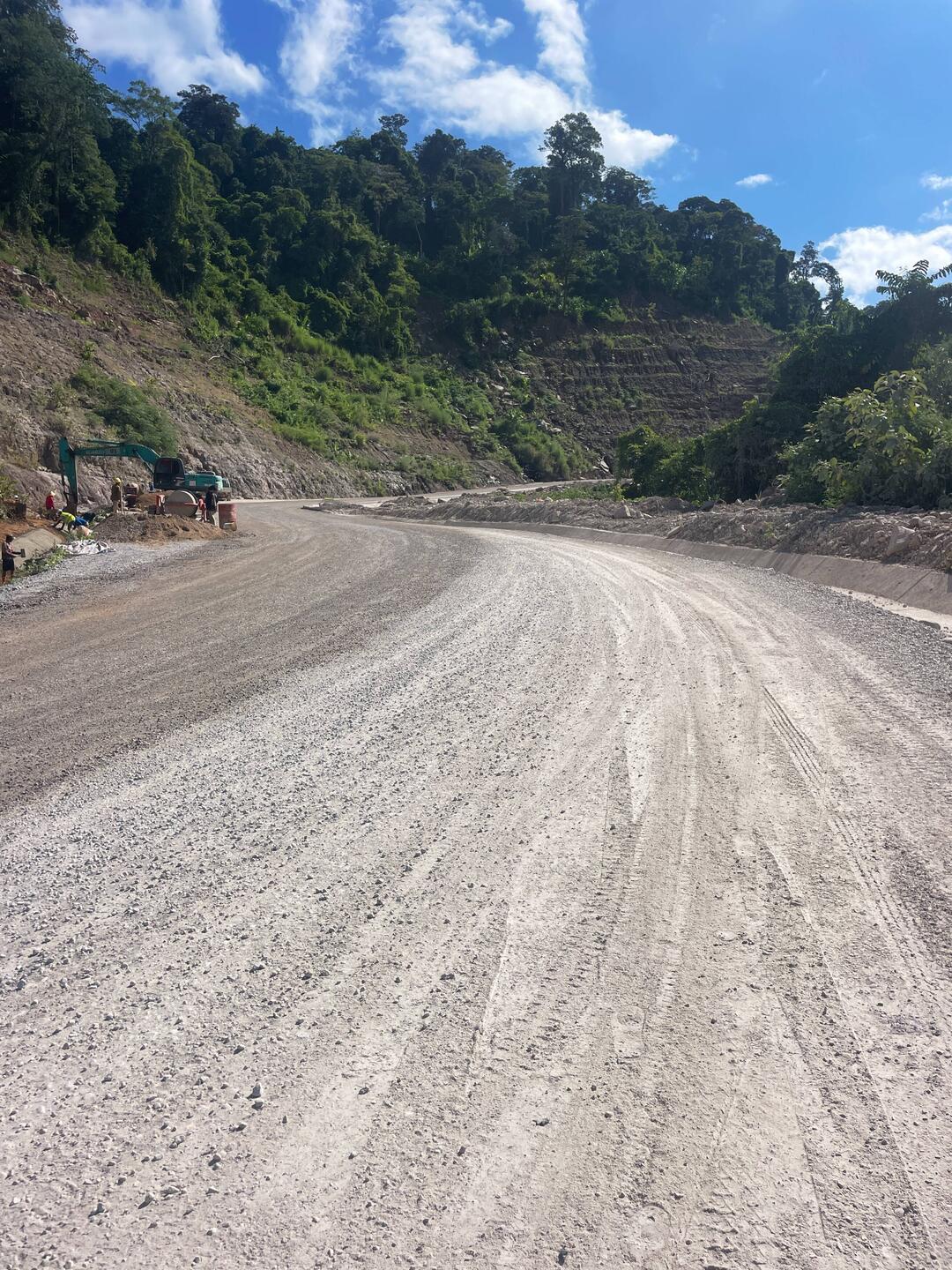 Maybe prepping to pave