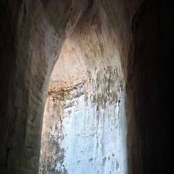 In den Höhlen lebten die Sklaven