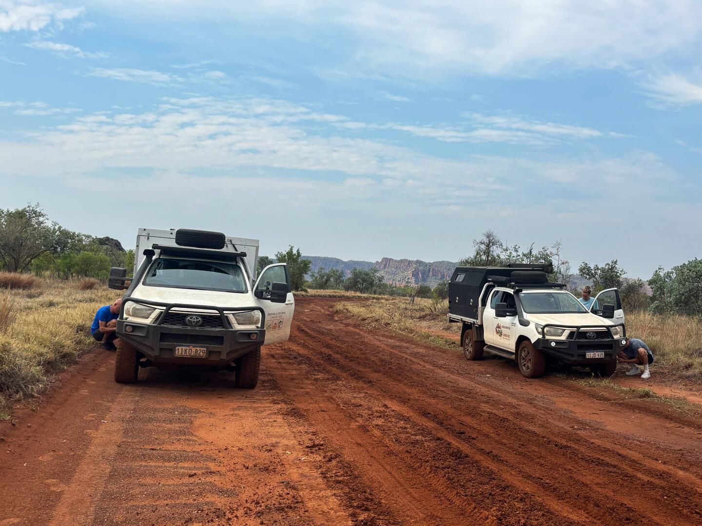 nochmal Luft ablassen von den Reifen