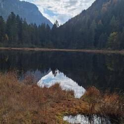 The lake we walked to