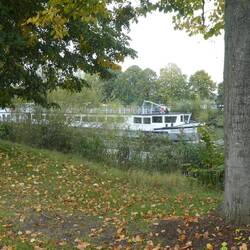 Our barge, from the cycle path