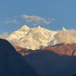 Annapurna 8091MüM ab Übernachtungsort Kalopani
