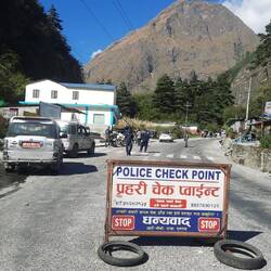 Rennleitung Checkpoint zum "Königreich" Mustang