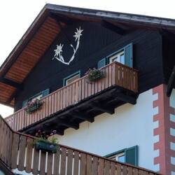 Blick auf den Balkon