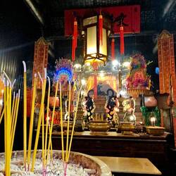 A spiritual cornerstone in HK; scholars used to come to pray for success in their civil exams.