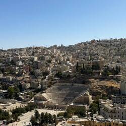The Roman theater viewed from Amman Citadel